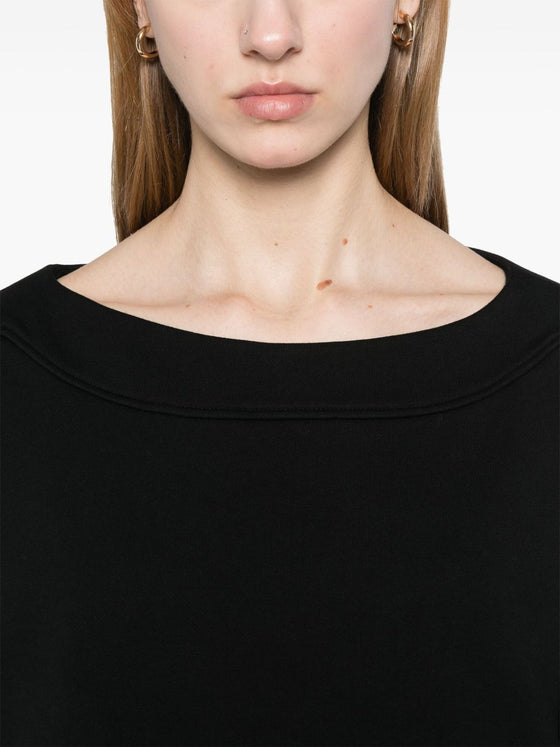 Emporio Armani logo embossed sweatshirt