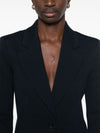 Emporio Armani Icon single-breasted blazer in an embossed jacquard knit jersey
