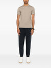 Emporio Armani ASV Lyocell blend jersey joggers with all-over lettering