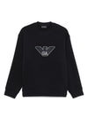 Emporio Armani logo patch sweatshirt