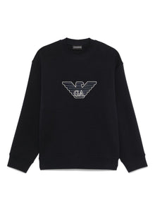 Emporio Armani logo patch sweatshirt