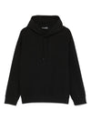 Emporio Armani logo embroidered hoodie