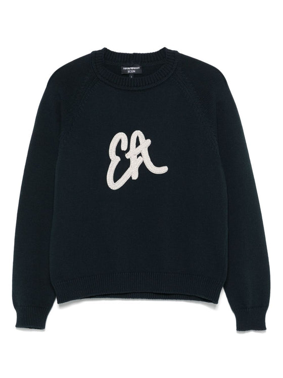 Emporio Armani Sweater with maxi EA Icon logo