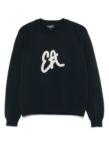  Emporio Armani Sweater with maxi EA Icon logo