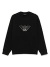 Emporio Armani logo patch sweatshirt