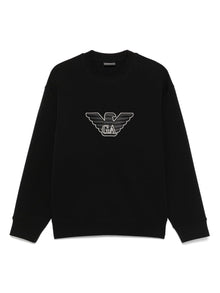  Emporio Armani logo patch sweatshirt