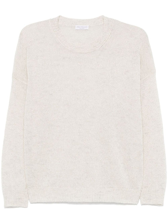 Brunello Cucinelli Sweaters Light Grey