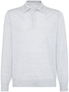 Brunello Cucinelli T-shirts and Polos Clear Blue