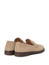 Brunello Cucinelli Penny Loafer in washed suede