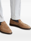 Brunello Cucinelli Penny Loafer in washed suede