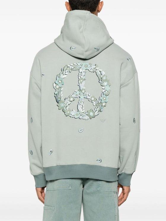 Emporio Armani Sweaters Clear Blue