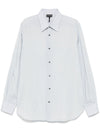 Emporio Armani Shirts Clear Blue