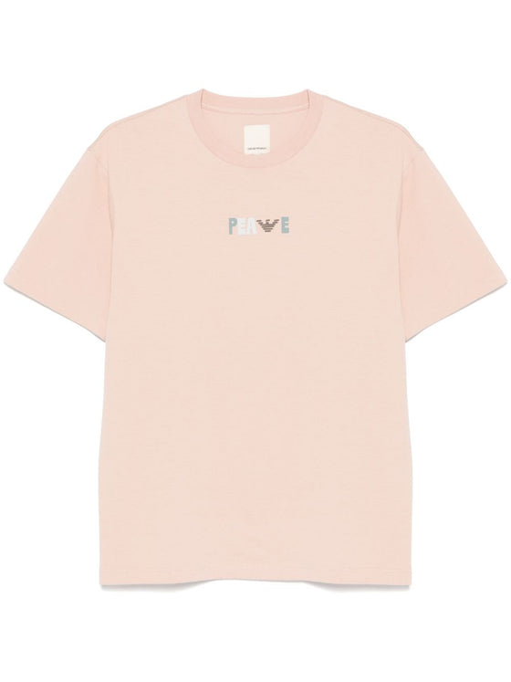 Emporio Armani T-shirts and Polos Beige