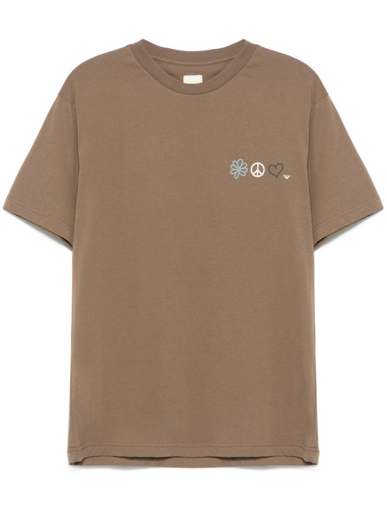 Emporio Armani T-shirts and Polos Brown
