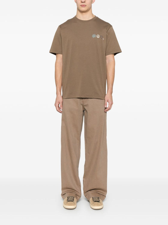 Emporio Armani T-shirts and Polos Brown