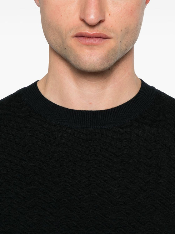 Emporio Armani Sweaters Blue
