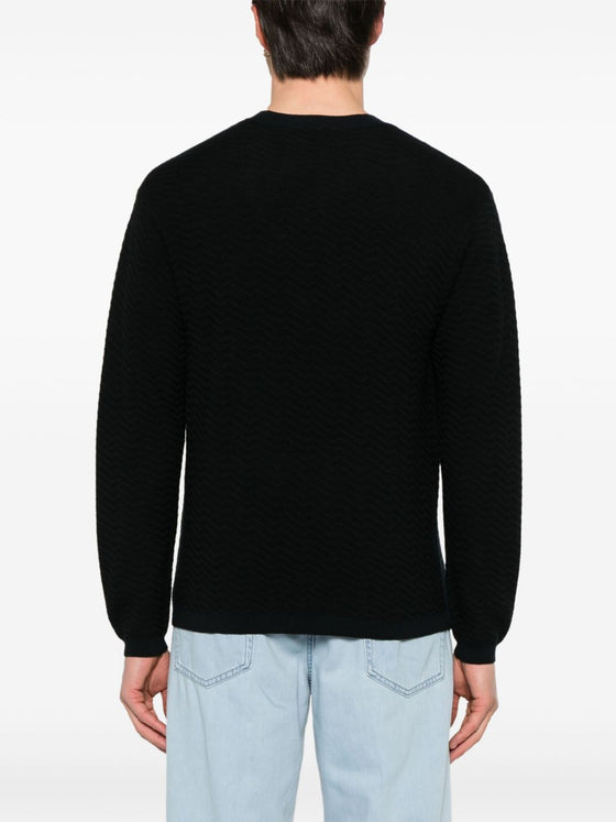 Emporio Armani Sweaters Blue