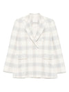 Circolo 1901 American rear vent Cotton double-breasted jacket