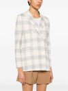 Circolo 1901 American rear vent Cotton double-breasted jacket