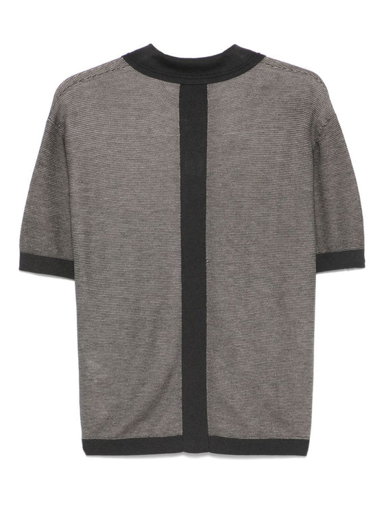 Emporio Armani logo patch polo