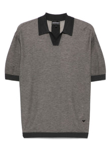  Emporio Armani logo patch polo