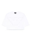 Emporio Armani crewneck crop top