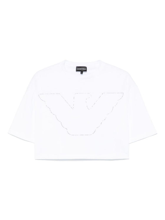 Emporio Armani crewneck crop top