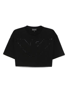  Emporio Armani crewneck crop top