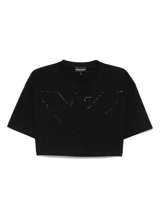 Emporio Armani crewneck crop top