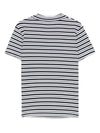 Ea7 V-neck Striped polo shirt