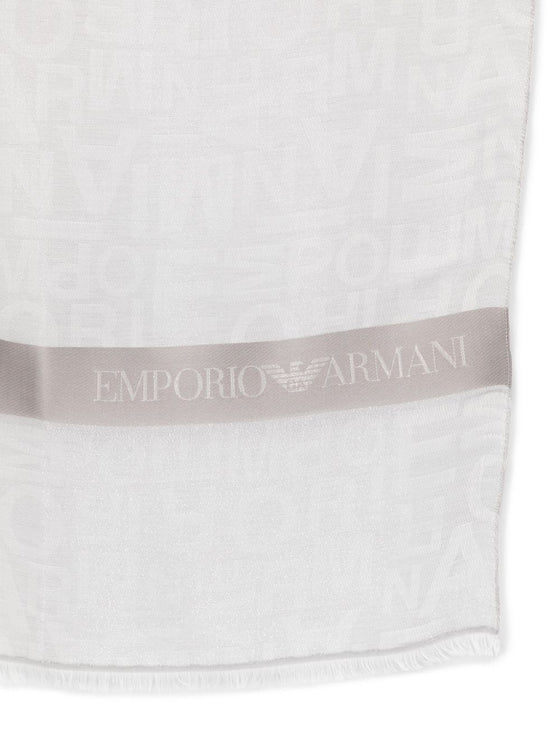Emporio Armani Scarfs Light Grey