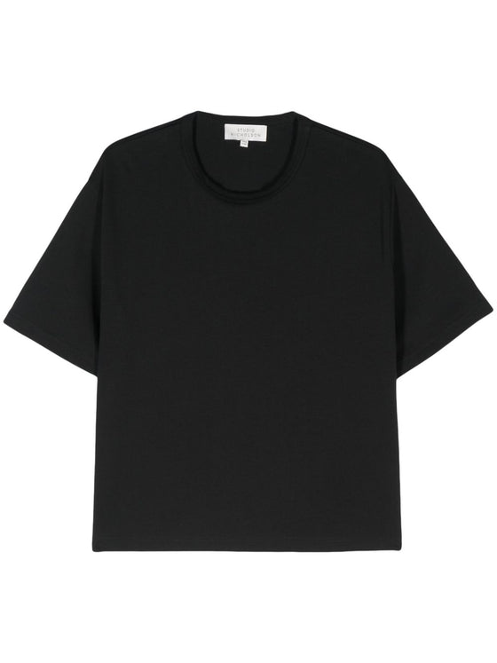 STUDIO NICHOLSON T-shirts and Polos Black