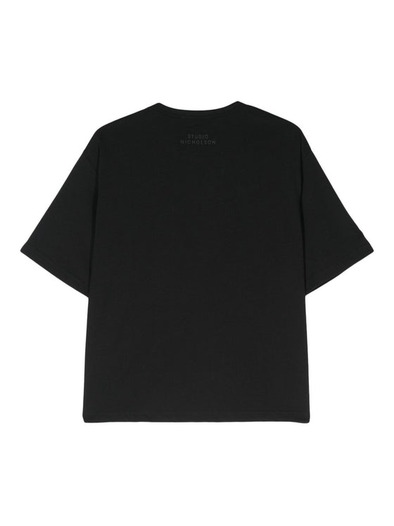 STUDIO NICHOLSON T-shirts and Polos Black