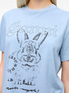 GANNI T-shirts and Polos Clear Blue