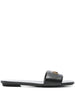 EMPORIO ARMANI EXCLUSIVE Emporio Armani Nappa-leather sandals with eagle plate