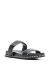 EMPORIO ARMANI EXCLUSIVE Emporio Armani Sandals with nappa strap and two-tone profiles