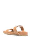 EMPORIO ARMANI EXCLUSIVE Emporio Armani Sandals with nappa strap and two-tone profiles
