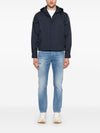 Emporio Armani Blouson with internal nylon bib jacquard all-over lettering