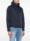 Emporio Armani Blouson with internal nylon bib jacquard all-over lettering