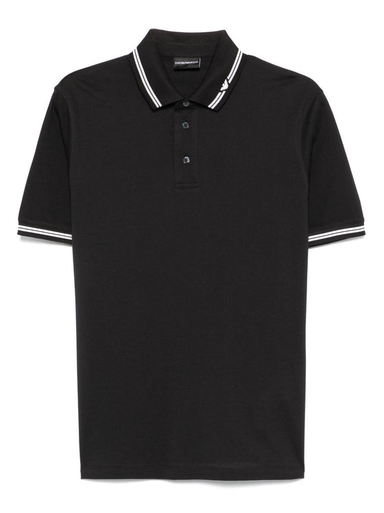 Emporio Armani Jersey polo shirt with logo