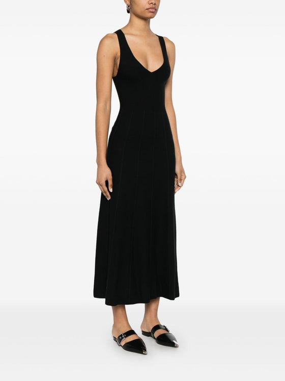 Emporio Armani Seamless, links-stitch knit long dress