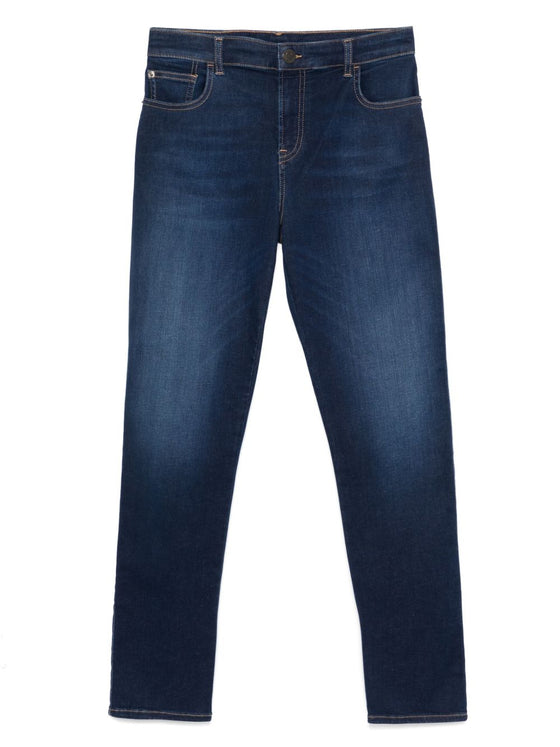 Emporio Armani Logo-Patch Jeans