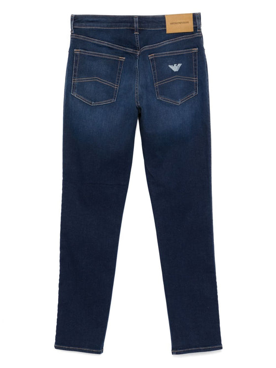 Emporio Armani Logo-Patch Jeans