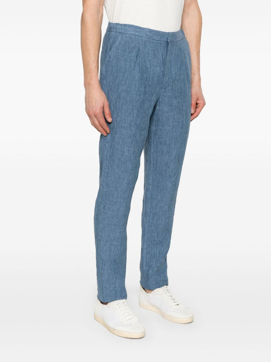 Emporio Armani Trousers Clear Blue