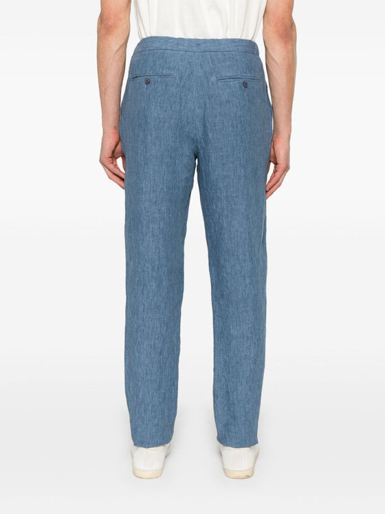 Emporio Armani Trousers Clear Blue