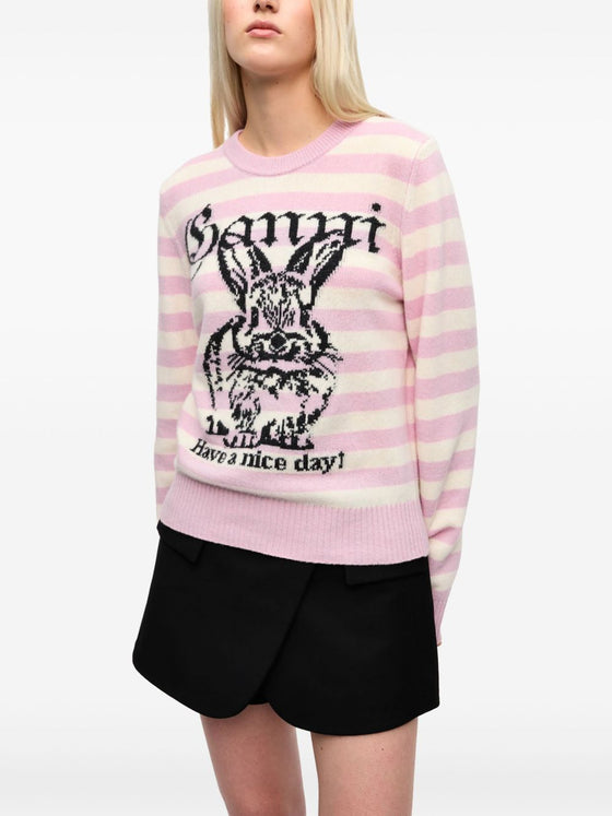 GANNI Sweaters Pink