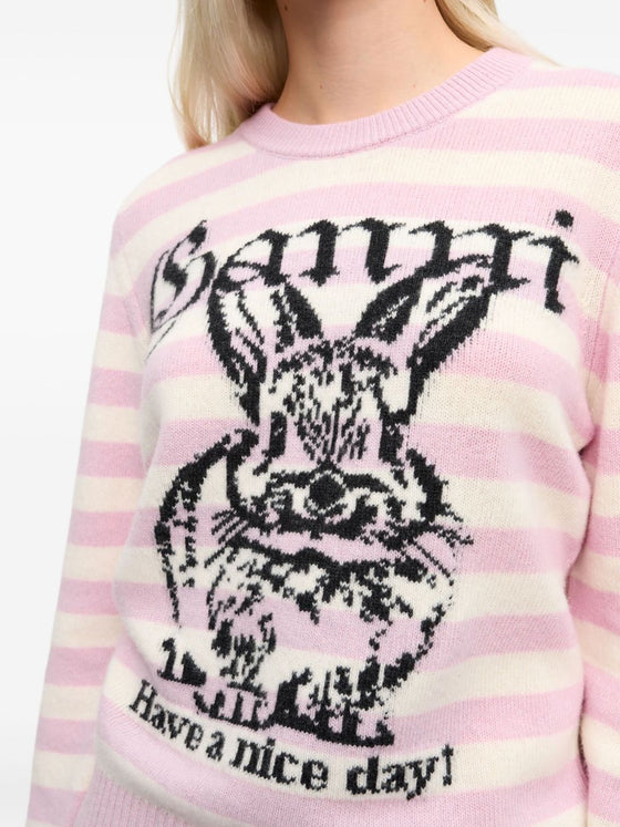 GANNI Sweaters Pink