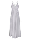 Forte Forte A-line silhouette Long silk slip dress