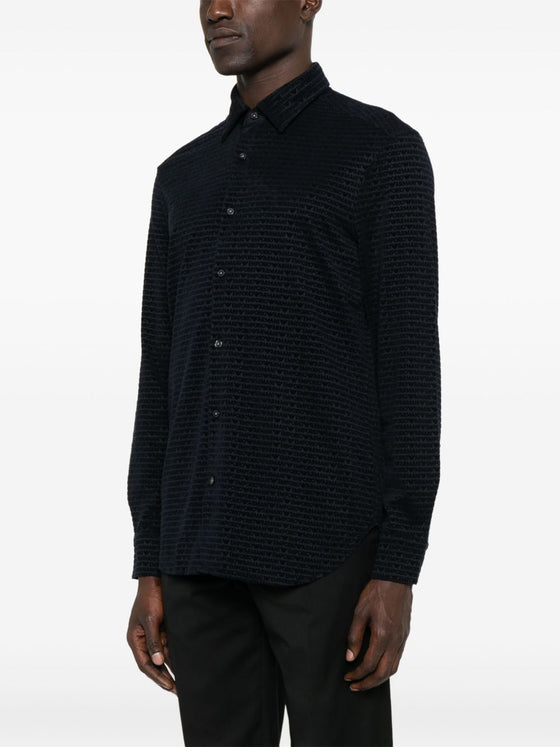 Emporio Armani Shirts Blue
