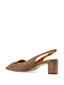  Tod's Suede Slingback Pumps